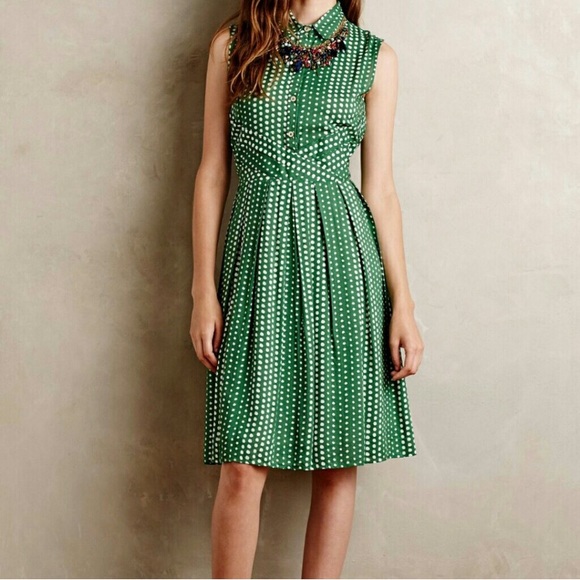 Anthropologie Dresses & Skirts - Anthro’s Tylho Brynn green shirtdress